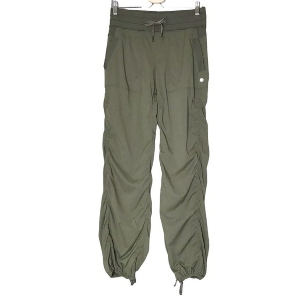 Size 6 Lululemon Studio Pant II *Unlined (Regular) Fatigue Army Green - Picture 3 of 13